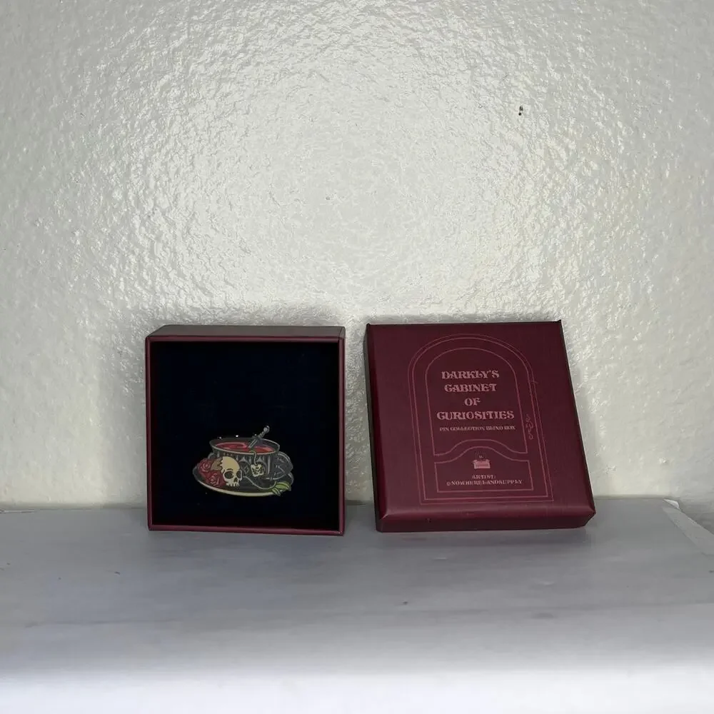 Darkly Bookish Box Nightshade Duology Cabinet of Curiosities Pin - December 2024